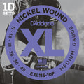 D'Addario EXL115-10P Electric Strings 10 Pack image 0