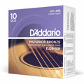 D'Addario EJ26-10P Phosphor Bronze 11-52 Acoustic Guitar Strings Custom Light10P image 0