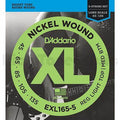 D'Addario EXL165-5 Series Nickel Wound 45-135 5-String Bass Guitar Strings image 0