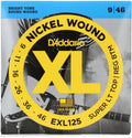 D'Addario EXL125 Nickel Wound 9-46 Electric Guitar Strings, Custom Light image 0